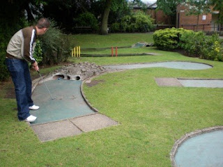 Crazy Golf at the Spa Gardens in Ripon, North Yorkshire