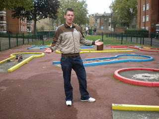 Clarence Way Crazy Golf course in Camden, North London