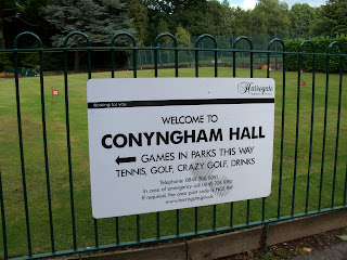 Miniature Golf courses and Games in Parks at Conyngham Hall Grounds in Knaresborough