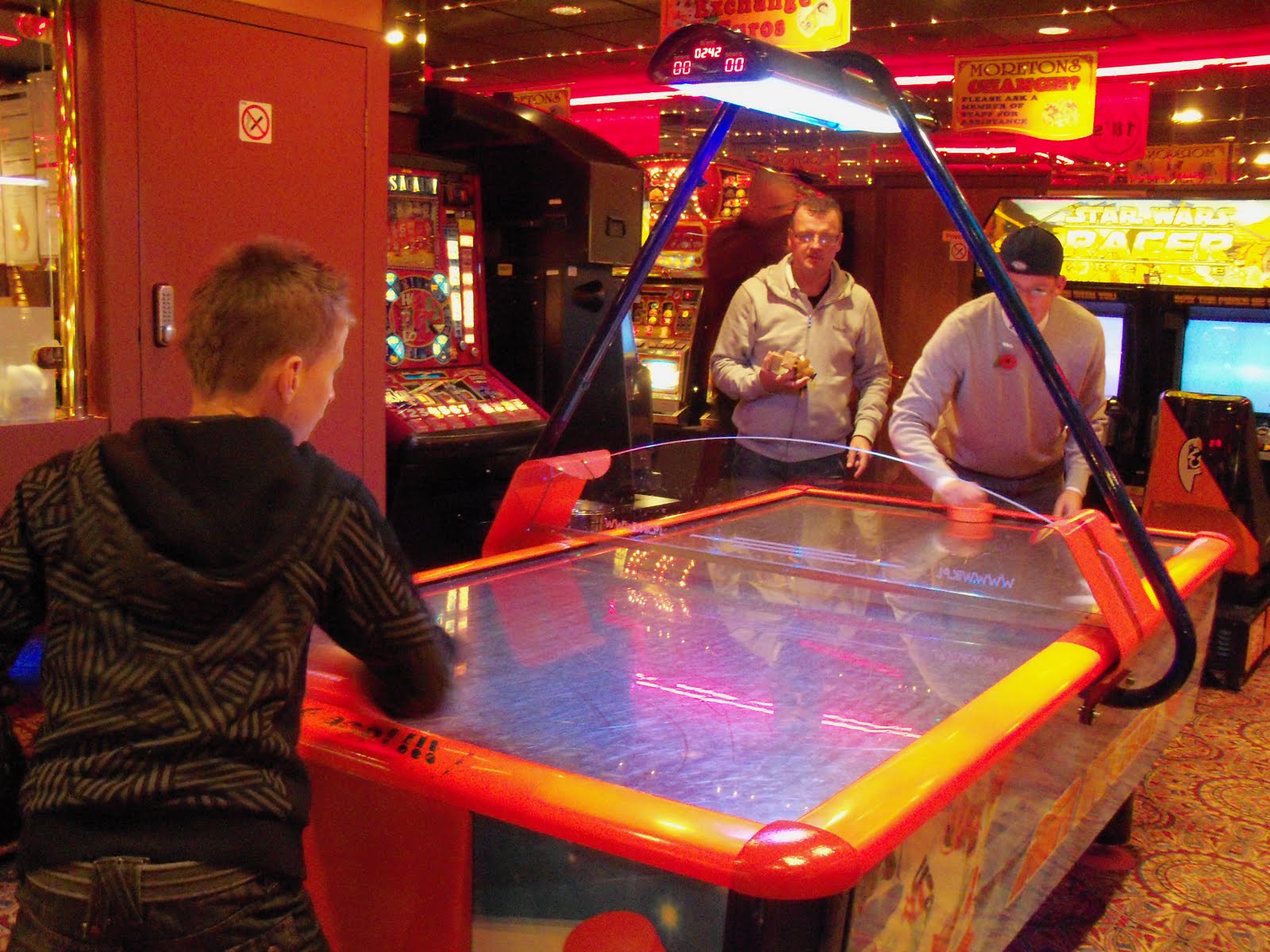 The Ham and Egger Files Crazy Minigolfers Play Air Hockey Tournament