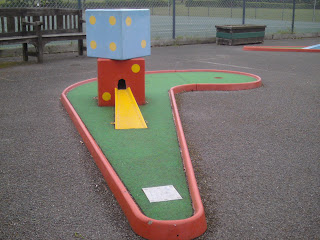 Crazy Golf at Verulamium Park in St Albans