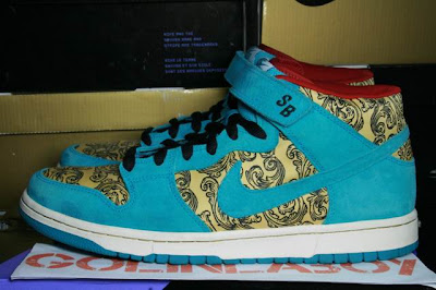 nike sb dunk mid peacock