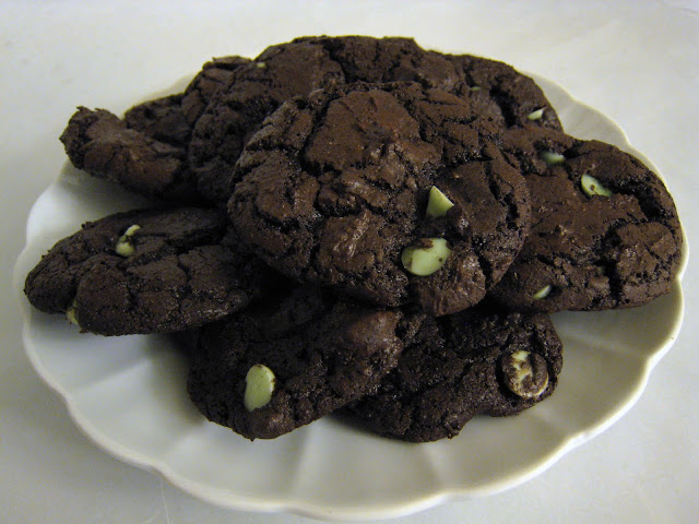 mint chocolate cookies