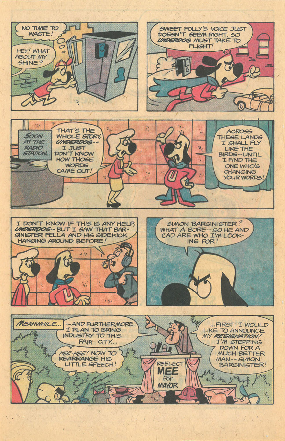 Read online Underdog (1975) comic -  Issue #14 - 24