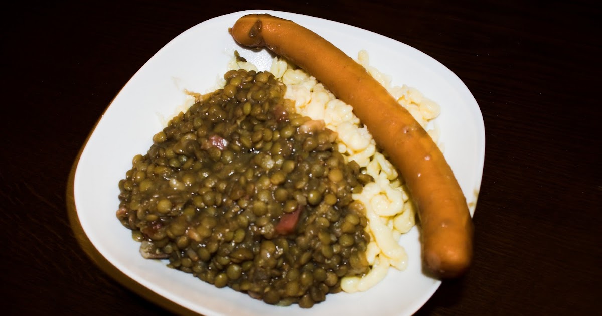 gustatoria.: Linsen mit Spätzle