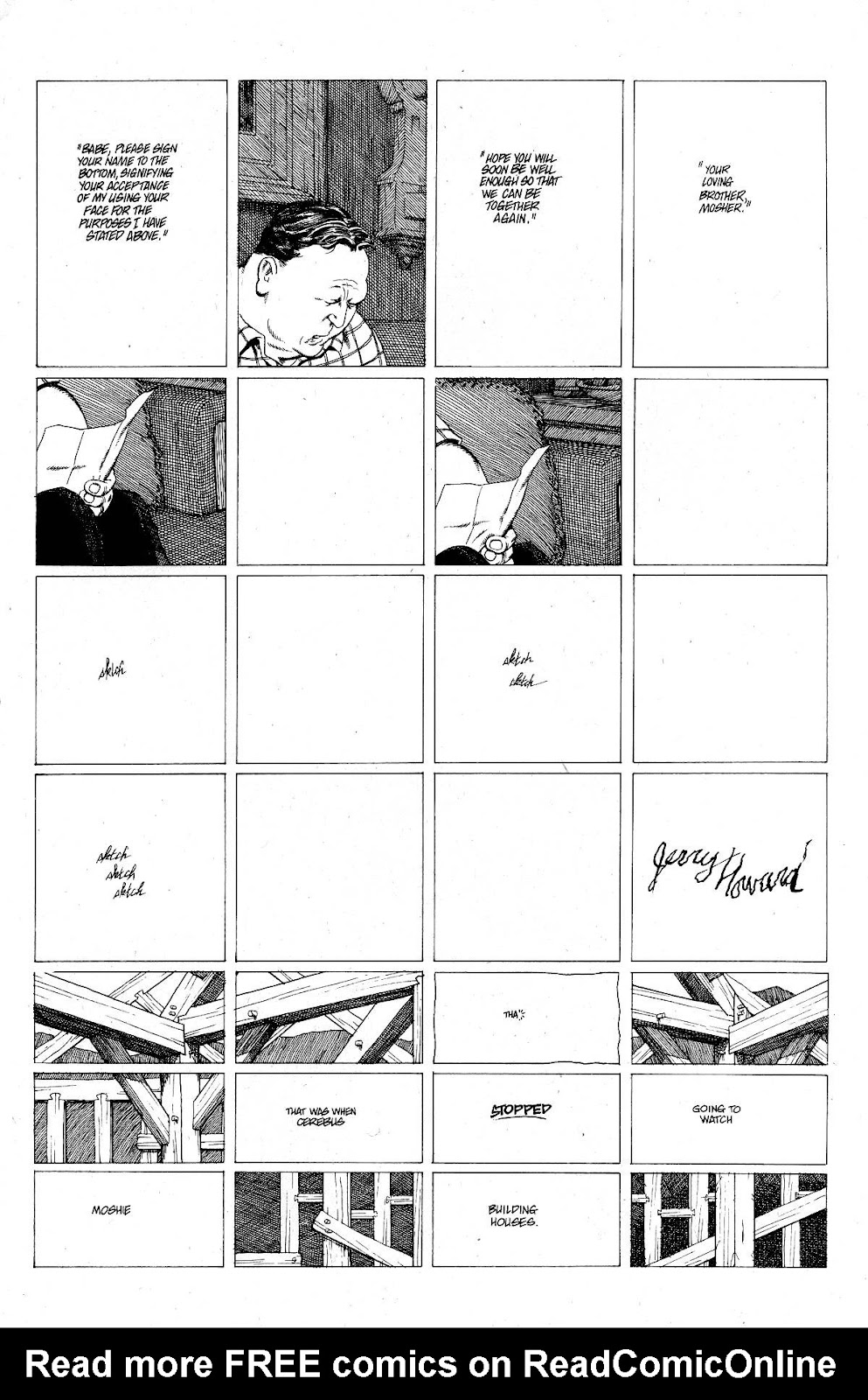 Cerebus Issue #279 #278 - English 7 Cerebus Issue #279 #278 - English 7