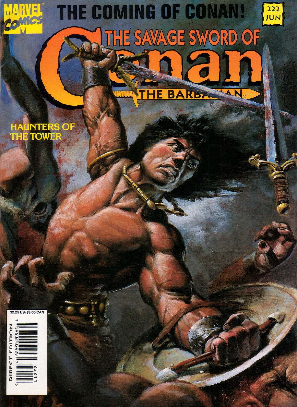 The Savage Sword Of Conan issue 222 - Page 1