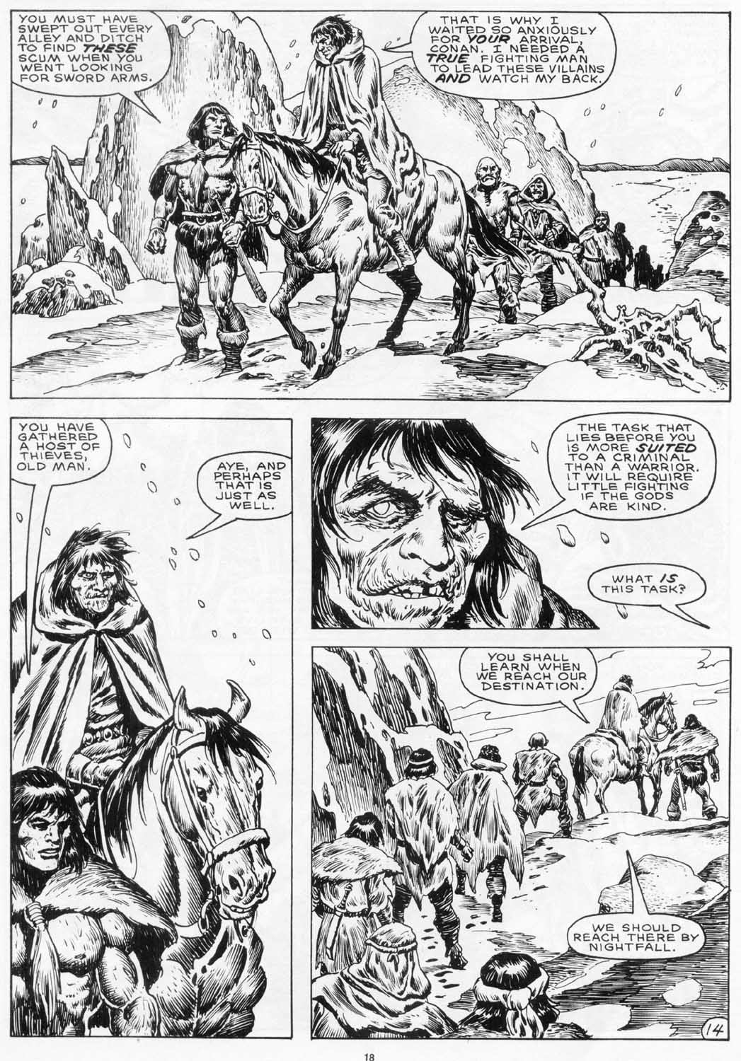 Read online The Savage Sword Of Conan comic -  Issue #155 - 20