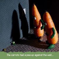 Carrot Mob Ganging up on a Pea