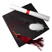 Distance Learning Mouse & Academic Cap