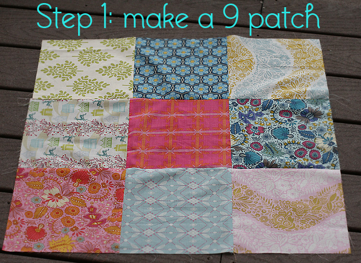Disappearing Nine Patch Quilt Block Pattern Tutorial – DZED