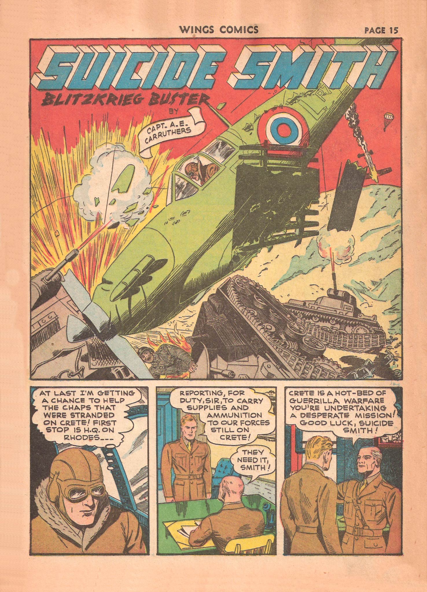 Read online Wings Comics comic -  Issue #17 - 17