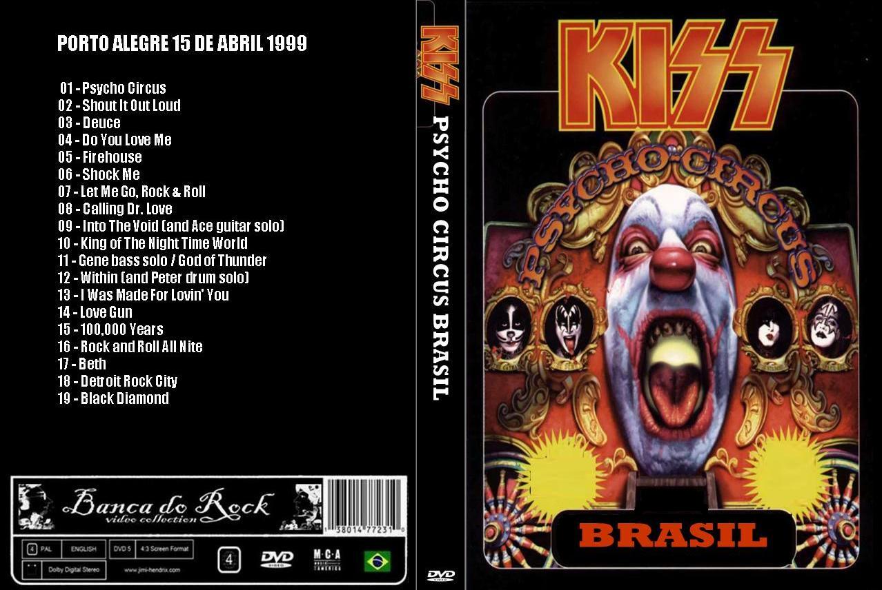 BANCA DO ROCK Rock Concert DVD 960 DVD KISS 1999 BOOTLEG