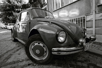 VW beetle, ancienne Volkswagen Coccinelle, oltimer, ancêtre, photo © dominique houcmant