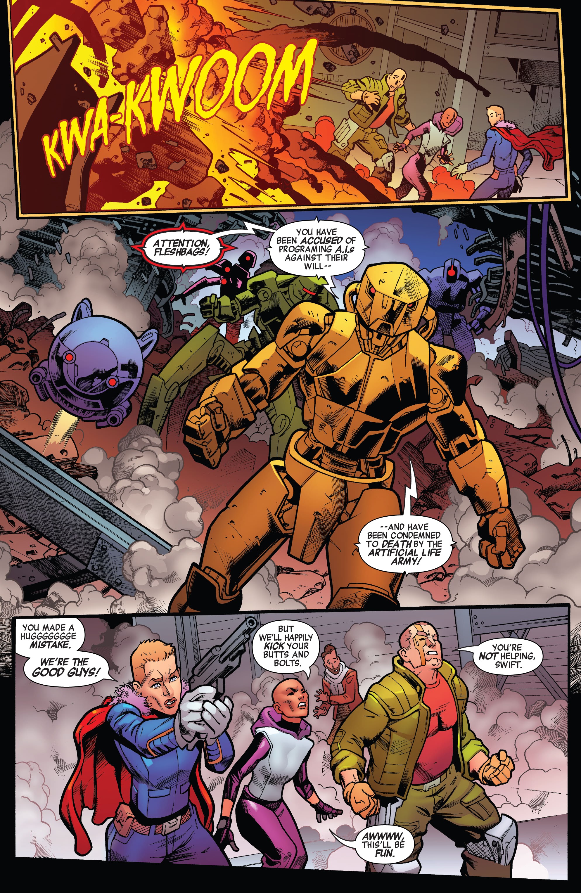 Read online Iron Man 2020: Robot Revolution - Force Works comic -  Issue # TPB (Part 1) - 33