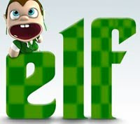elf iphone game logo with elf