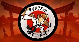 monkey in karate suit