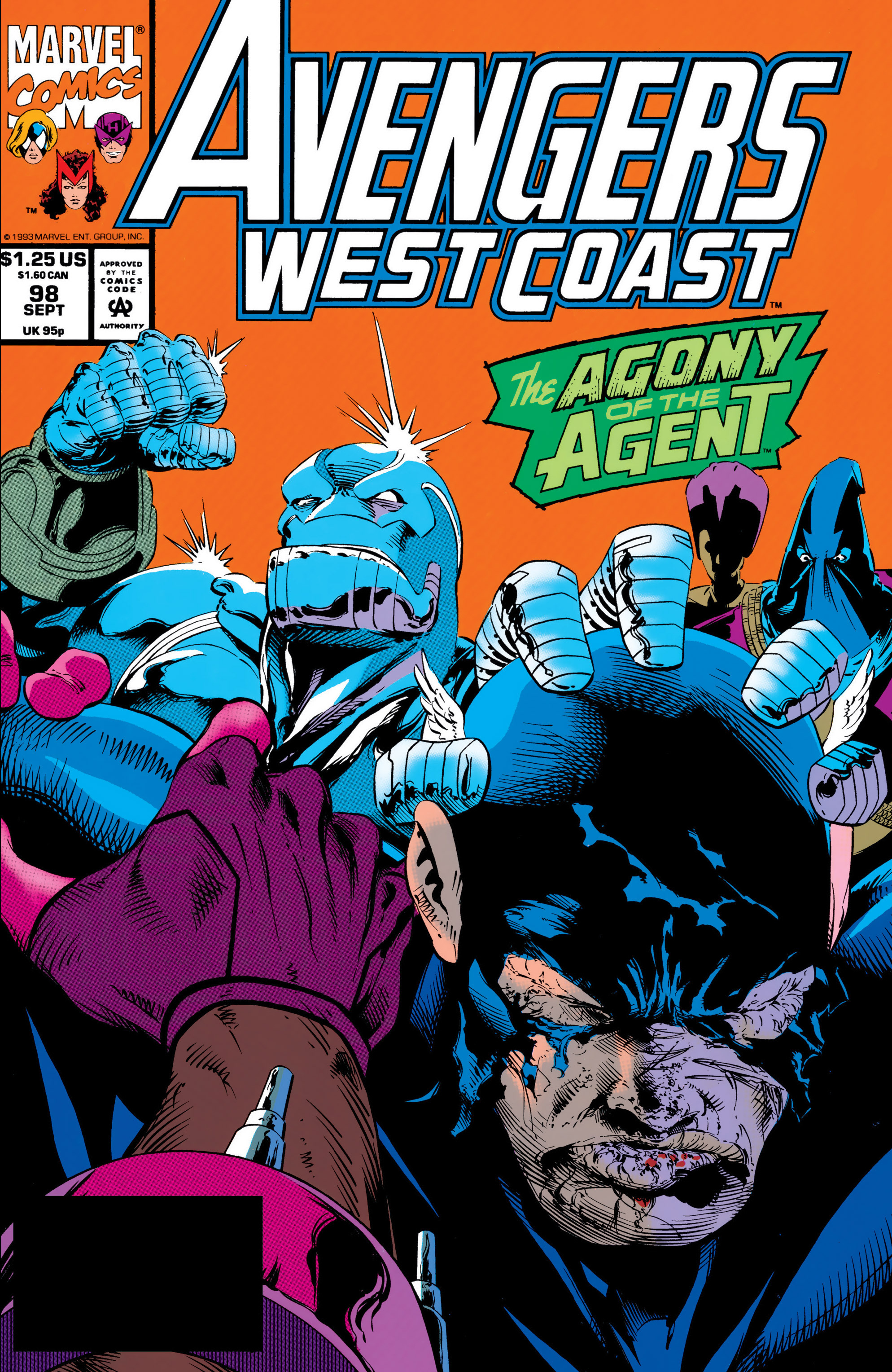 Read online Avengers West Coast (1989) comic -  Issue #98 - 1