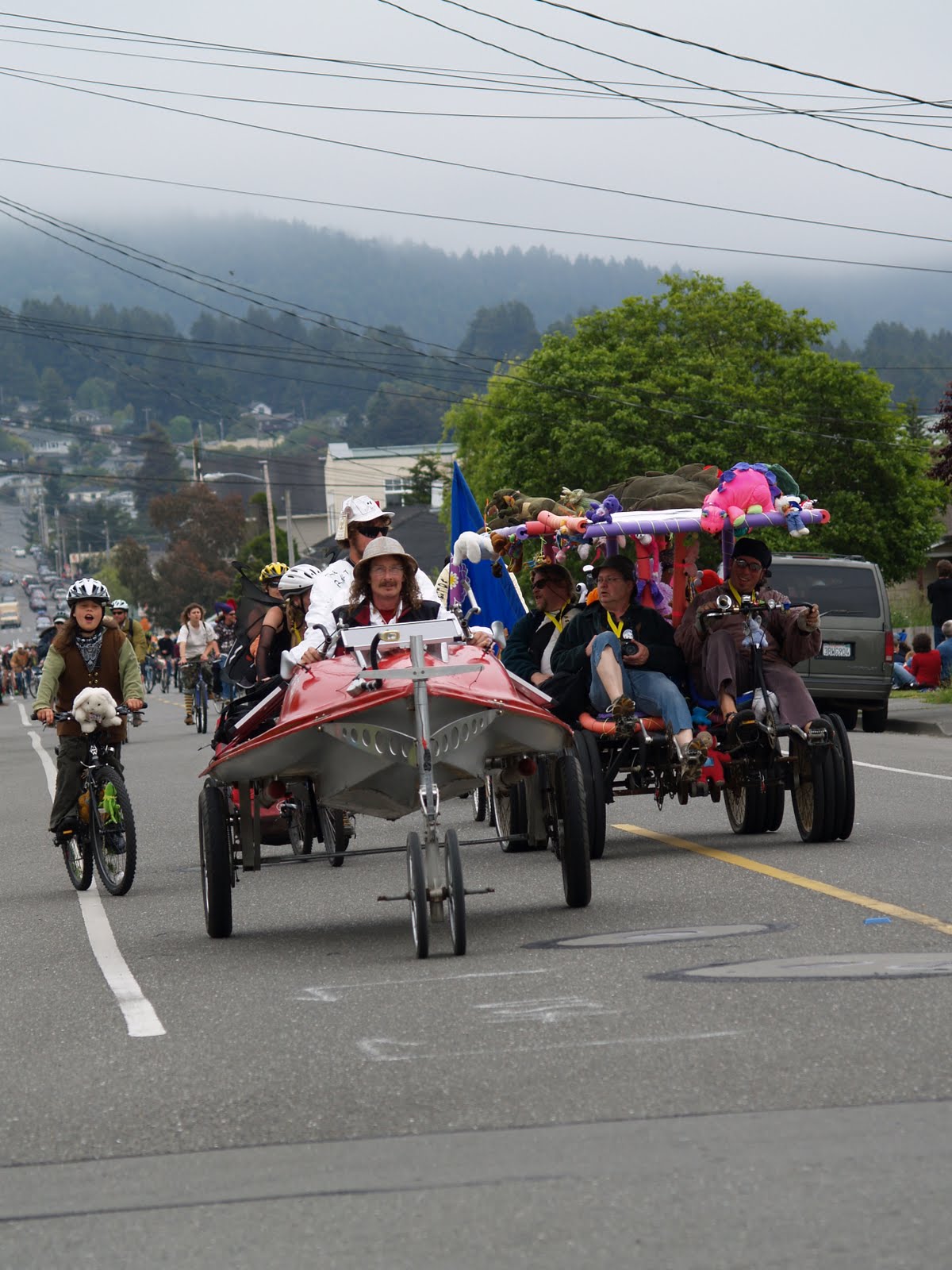 five-ten-fifteen: kinetic sculpture race - arcata, ca