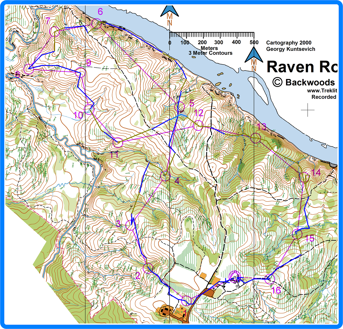 Orienteering in North Carolina 2011