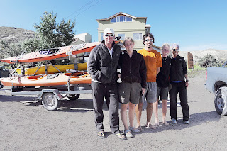 Nuestros Huespedes - Leo Mc Clean y familia, hicieron travesia en kayak y buceo con lobos en Península Valdés 