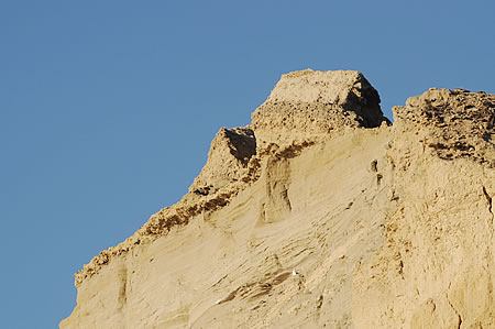 Las Piedras de la Punta Pirámide a poco de caer