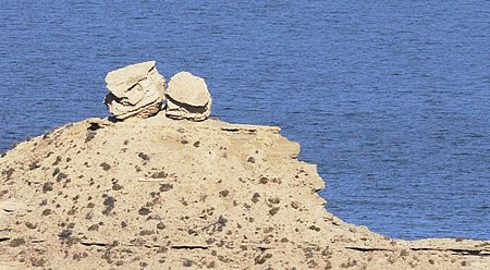 Las Piedras de la Punta Pirámide a poco de caer