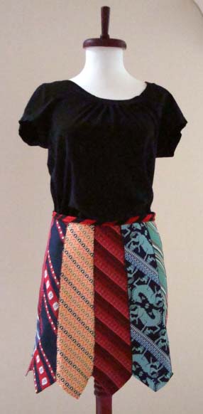 Skirt made from neckties Clearance