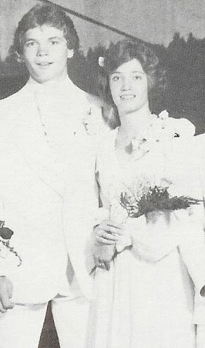 Kelly C with Tim K. Prom Court