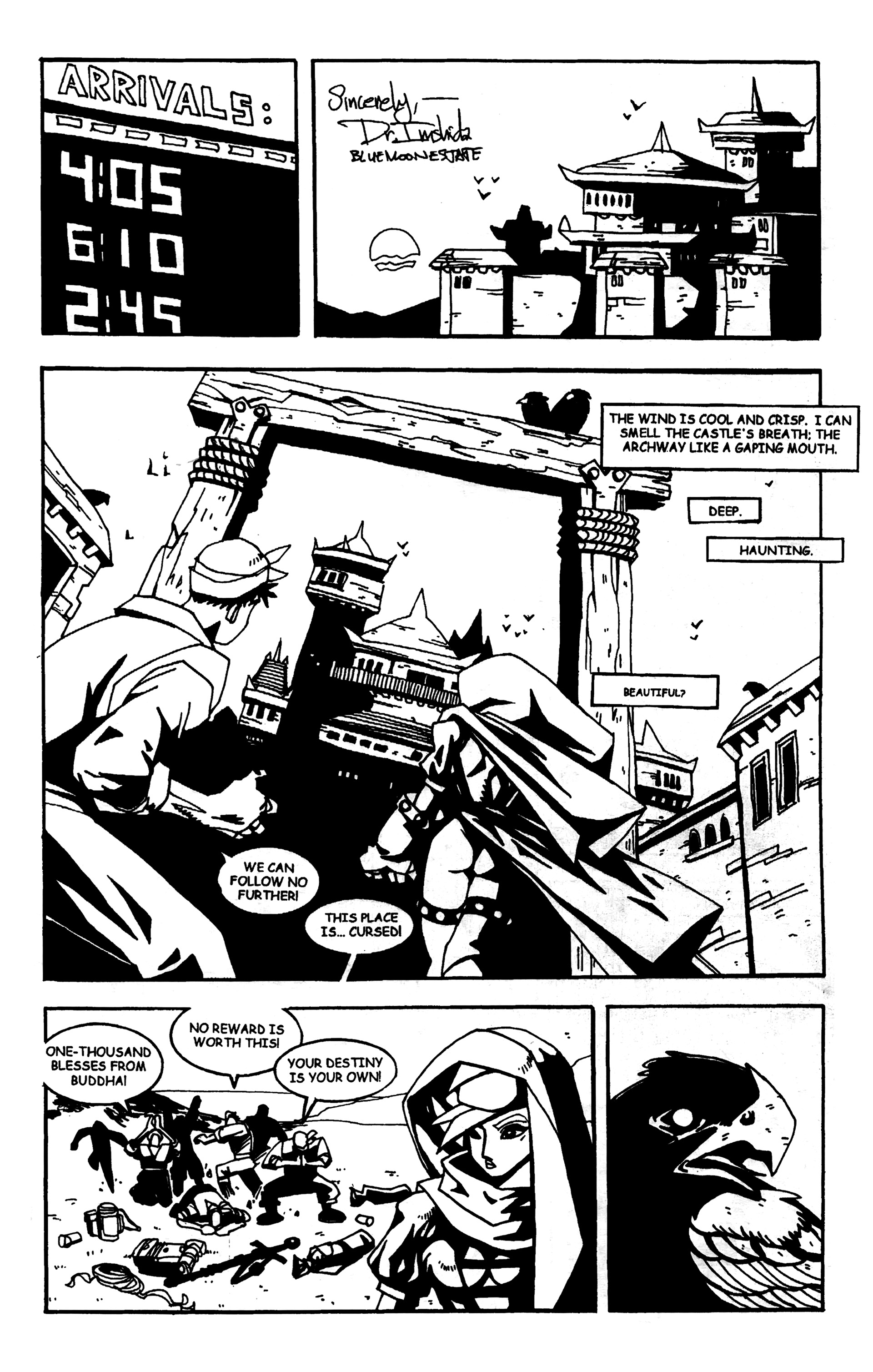Read online Warrior Nun: Black & White comic -  Issue #21 - 17