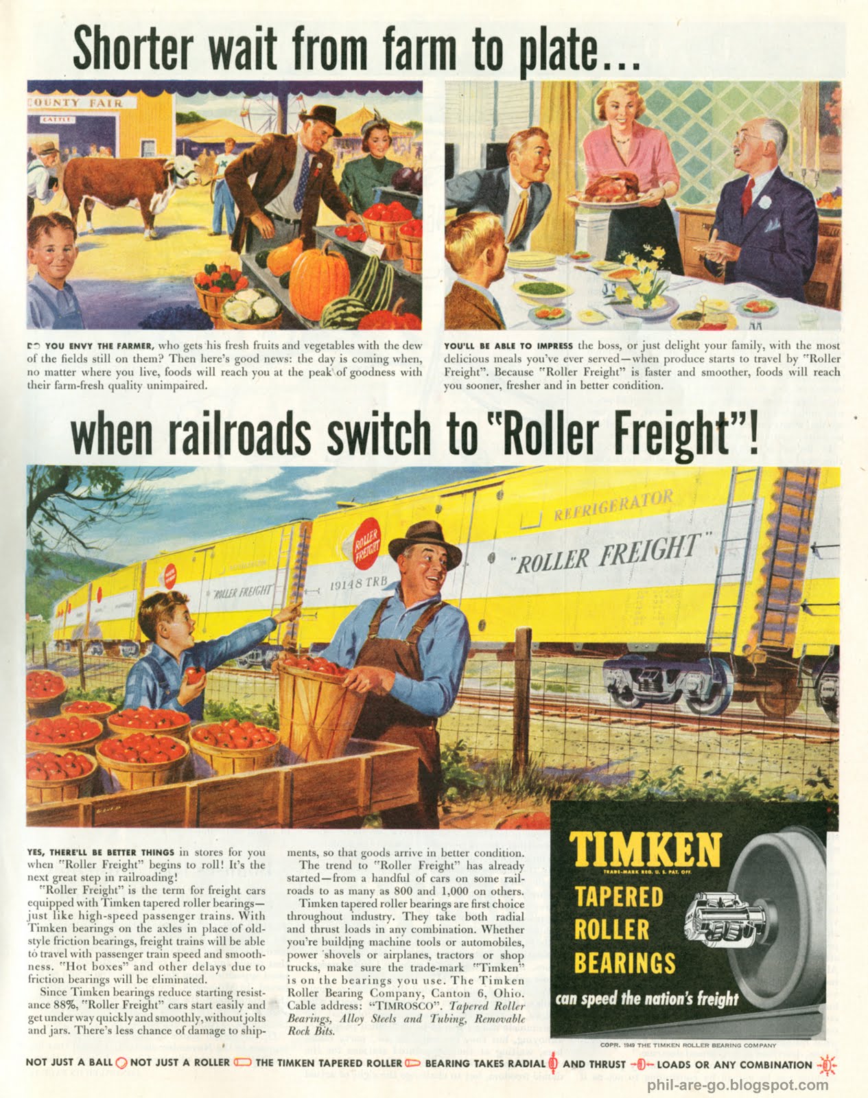 Phil Are Go! Timken Bearings Roll your own... jokes.