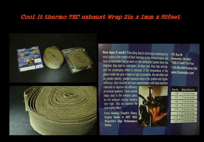 Cool it thermo Tec exhaust wrap RM90