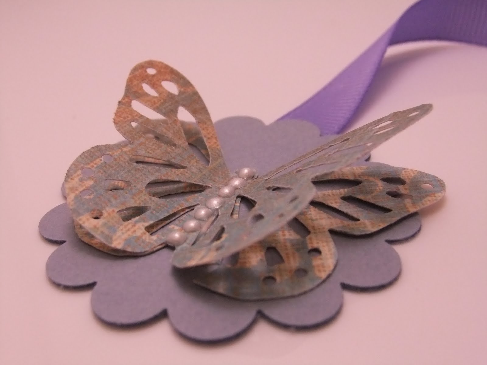 A Day in the Life of a Craft Fairy... Tutorial for Die Cut Ribbon Bookmark