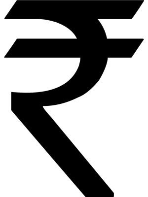 Indian rupee symbol - molibag