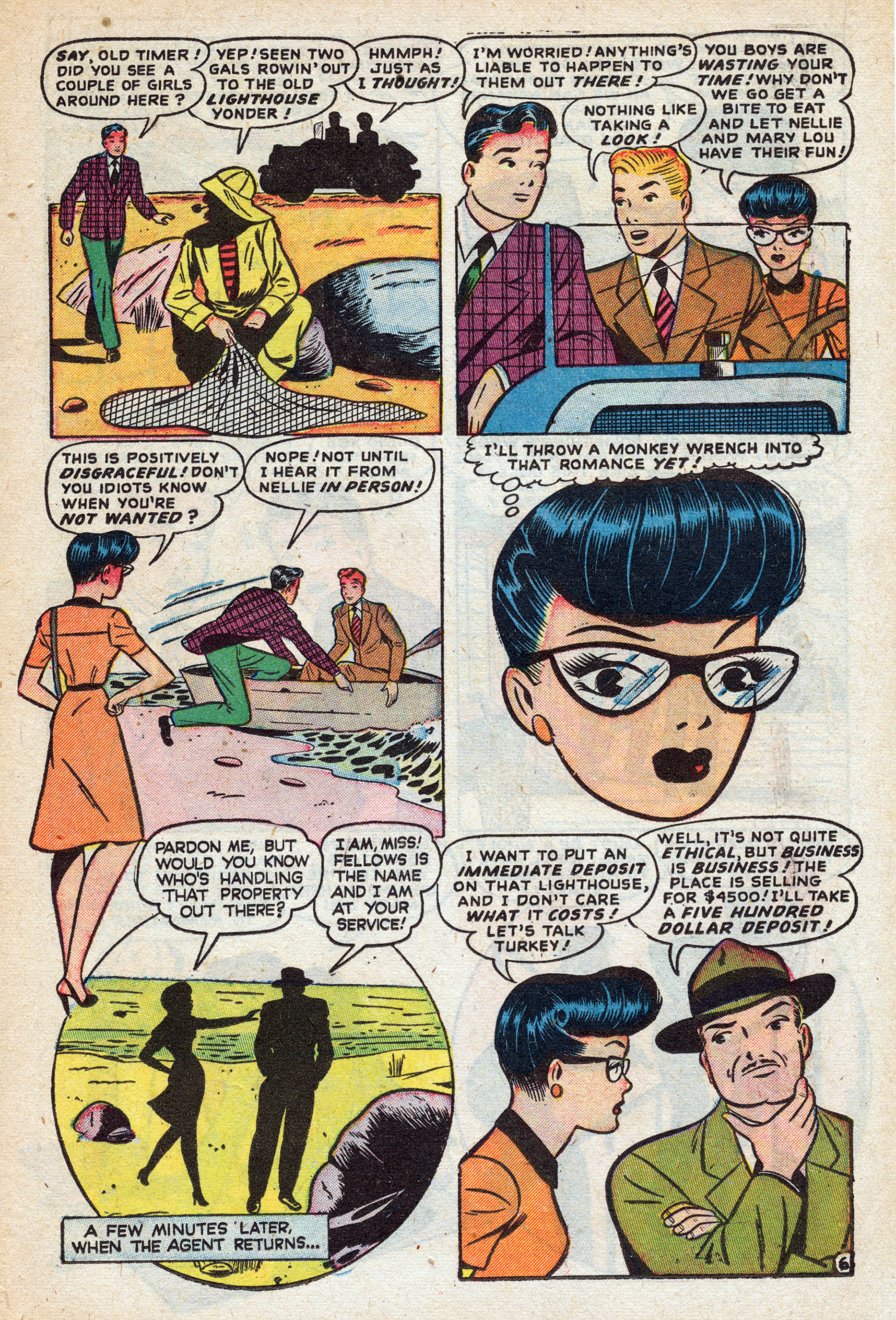 Read online Nellie The Nurse (1945) comic -  Issue #17 - 15