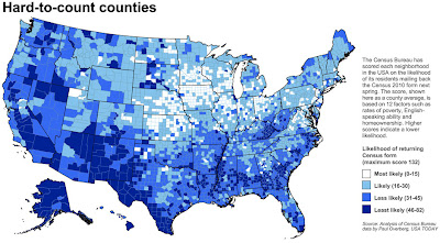 Map of predicted 2010 census participation