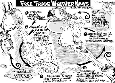 Free Trade Weather News cartoon