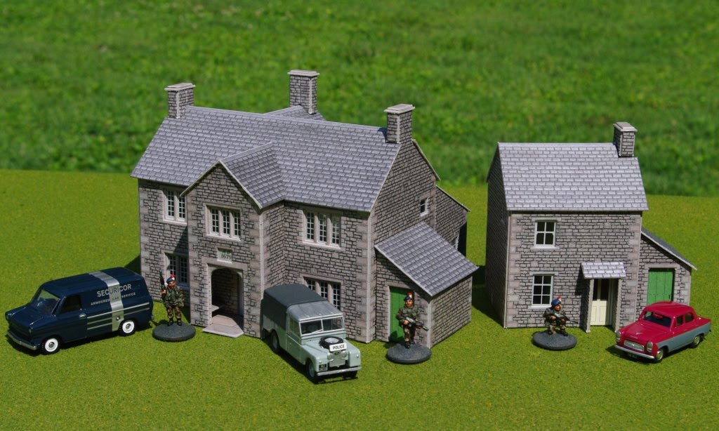 Sapper Joe's Wargaming & Toys Metcalfe buildings and OO scale vehicles