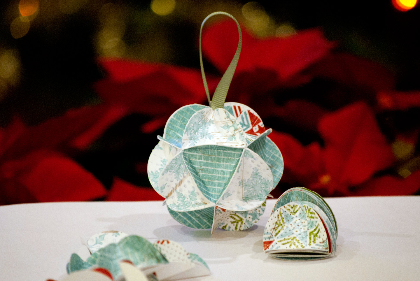Oldfashioned paper ball ornaments Keeping With The Times