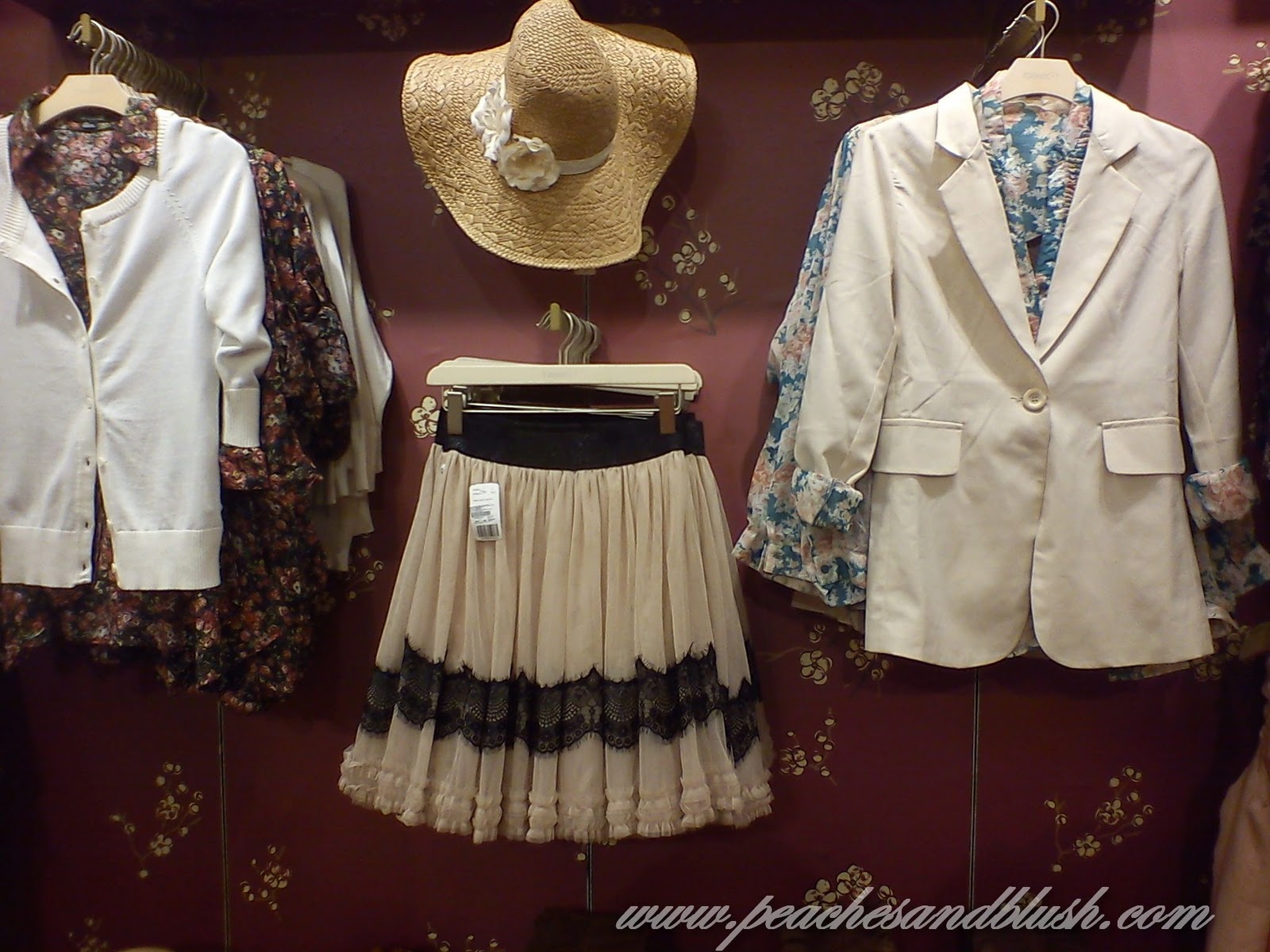 My favourite section- its like french farmer girl goes chic!