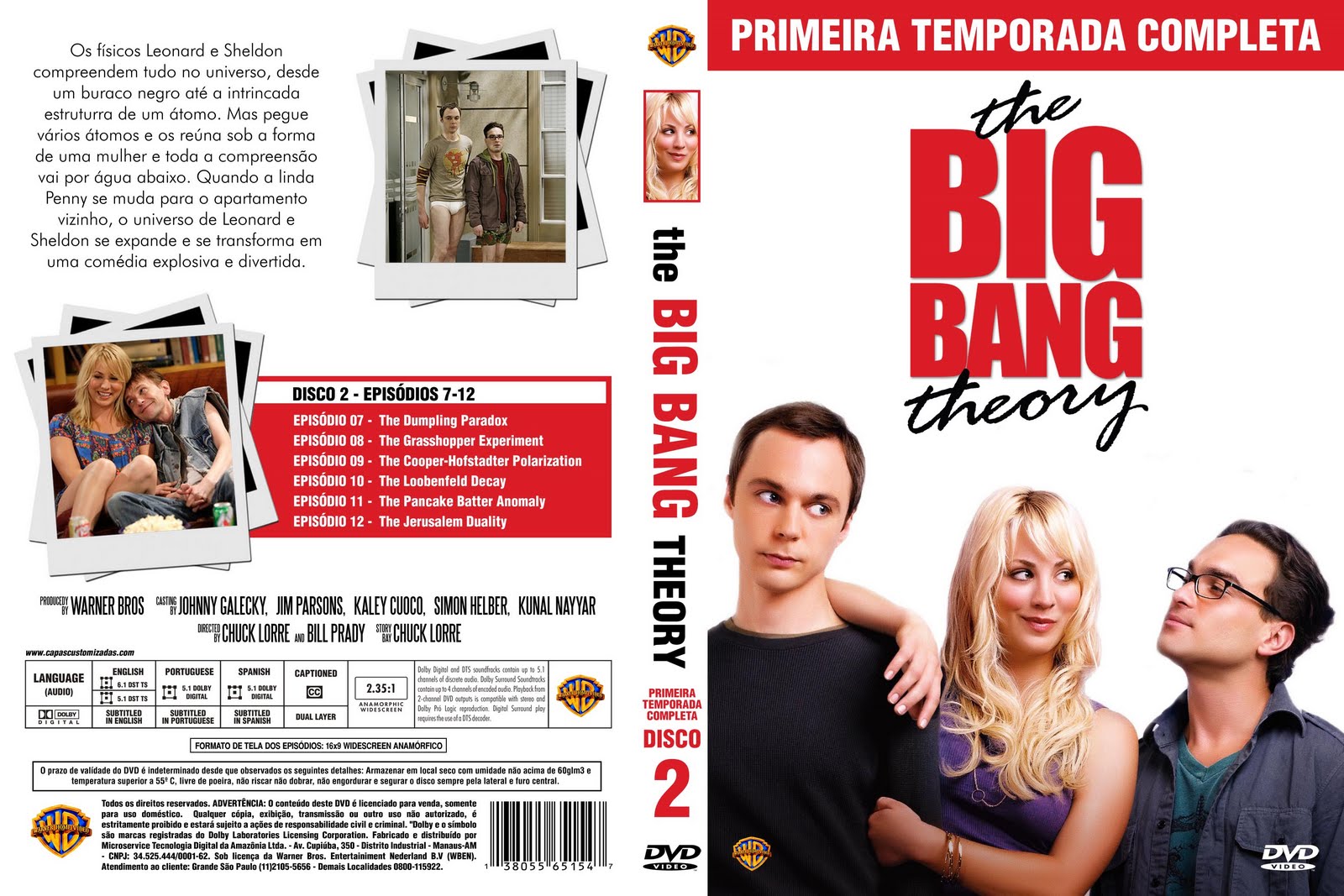 Covers Séries The Big Bang Theory 1° Temporada Disco 2 Covers Séries The Big Bang Theory 1° Temporada Disco 2
