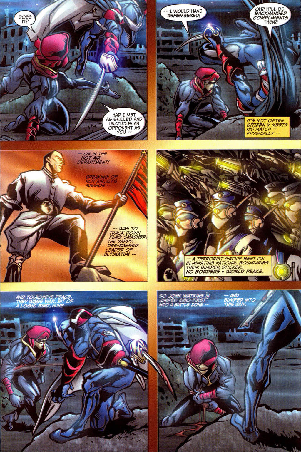 Read online Citizen V and the V-Battalion: The Everlasting comic -  Issue #1 - 11