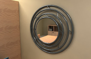 Diseñador Grafico - Modelador 3D: Protector de Chimenea y marco para