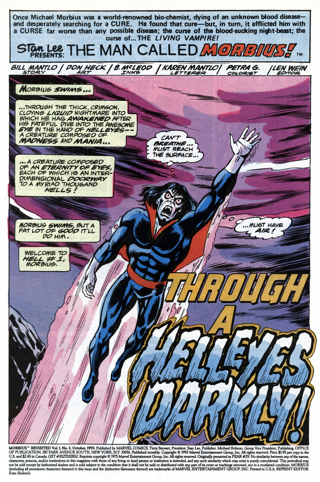 Read online Morbius Revisited comic -  Issue #3 - 3