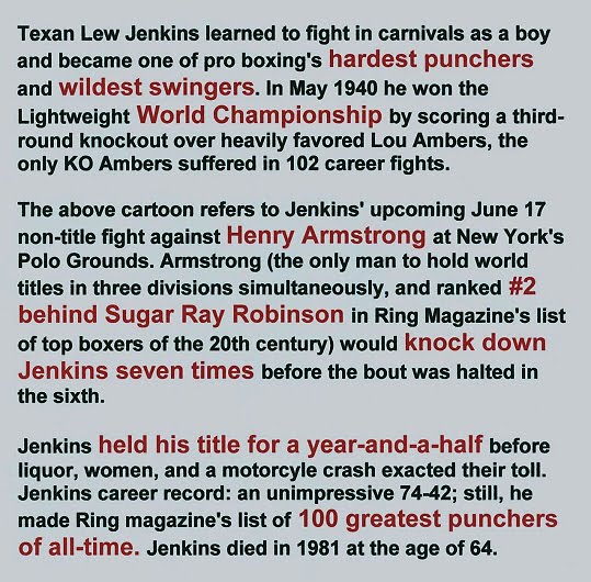 Lew Jenkins: The back story...