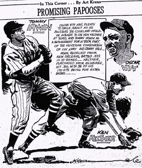 March 1938...Ken Keltner, Tommy Irwin