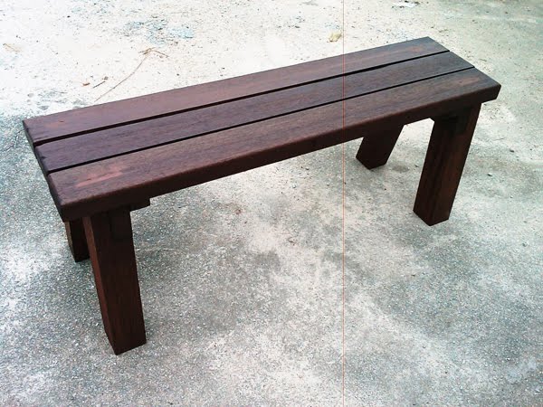 Zaldeco Kerusi Meja Kayu Bench