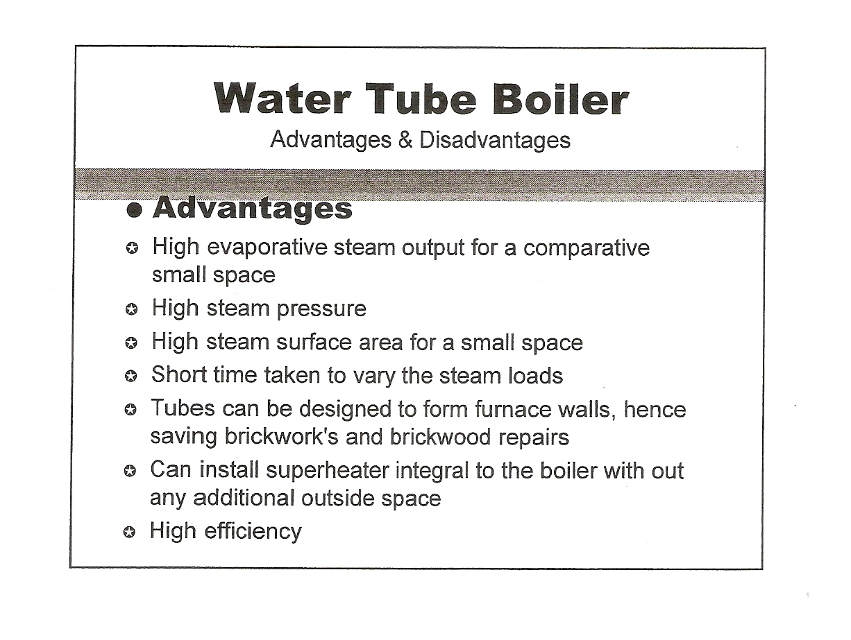 Boilerman Water Tube Boiler advantages and disadvantages