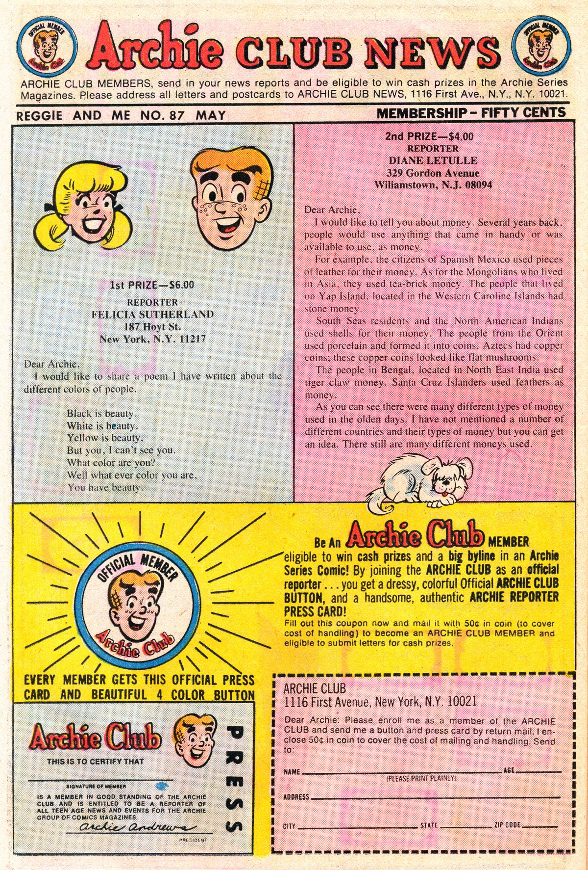 Read online Reggie and Me (1966) comic -  Issue #87 - 21