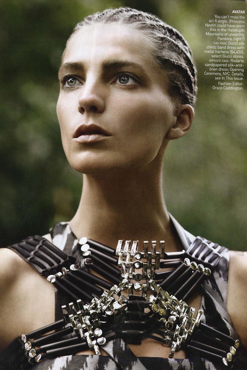 Models Inspiration: Daria Werbowy (Vogue US March 2010)